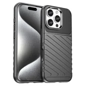 Etui i futerały do telefonów - Etui HURTEL Thunder Case do Apple iPhone 16 Pro Czarny - miniaturka - grafika 1