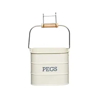 Środki do prania - Kremowy koszyk na spinacze do bielizny Kitchen Craft Living Nostalgia - miniaturka - grafika 1