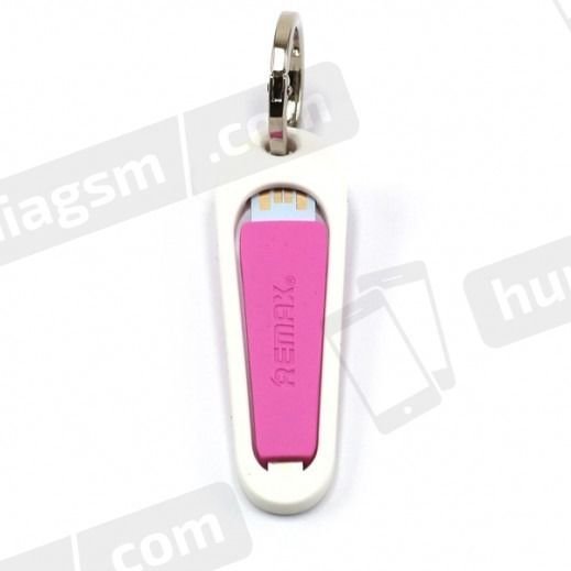 Adapter USB Remax USB-A - Lightning Różowy 42222-uniw