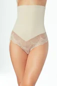 Majtki damskie - Valenta Majtki wysokie beżowy M - miniaturka - grafika 1