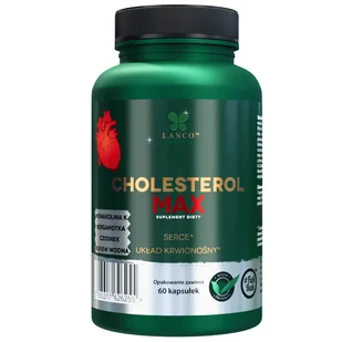 Lanco Nutritions Cholesterol Max, 60 kapsułek - Serce i układ krążenia - miniaturka - grafika 1