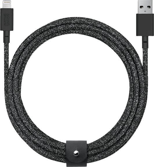 Native Union Belt Cable USB-A to Lightning 3m Black