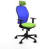 Fotele i krzesła biurowe - Krzesło Biurowe z Zagłówkiem Piqueras y Crespo 1D036N2 Pistacjowy - miniaturka - grafika 1