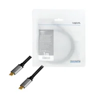 Adaptery i przejściówki - LogiLink USB 3.2 USB-C M/M 1.0 m CUA0107 - miniaturka - grafika 1