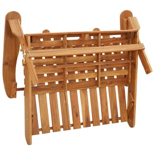 Ławka ogrodowa Adirondack z poduszkami, 126 cm, drewno akacjowe Lumarko - Ławki ogrodowe - miniaturka - grafika 7