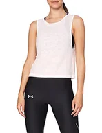 Koszulki i topy damskie - Under Armour Ua Vanish damski bezszwowy tank top na mięśnie z siatki White (Weiß) M 1328288-12-M - miniaturka - grafika 1