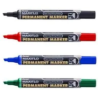 Markery permanentne - Pentel Marker permanentny czerwony ścięty NLF60 PN5249 - miniaturka - grafika 1