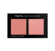 Róże do policzków - PASTEL CHEEK TO CHEEK DUO ZESTAW RÓŻÓW DO POLICZKÓW 10 HOT PINK 8,6G - miniaturka - grafika 1