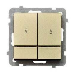 Ospel Sonata szampański łącznik żaluzyjny ŁP-7RS/m/39 ŁP-7RS/m/39 - Wyłączniki światła i elektryczne - miniaturka - grafika 1