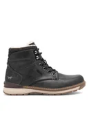 Botki męskie - Mustang Trzewiki 4141-604 Szary - miniaturka - grafika 1