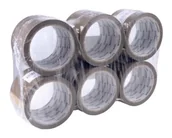 Taśmy klejące - Taśma pakowa brązowa 72mm x 60y (6szt) - Office - miniaturka - grafika 1