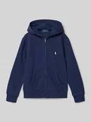 Swetry dla chłopców - Bluza rozpinana o kroju regular fit z mieszanki bawełny - miniaturka - grafika 1