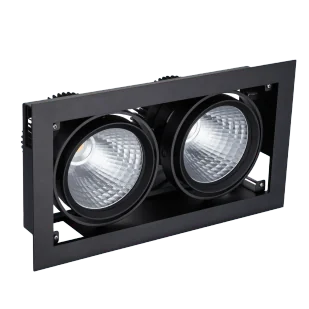 OXYLED Lampa wpuszczana DW8 AVILA DUE 44W 3000K biała 749834 749834 - Oprawy, klosze i abażury - miniaturka - grafika 1
