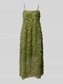 Sukienki - Sukienka o długości do kolan z fakturowanym wzorem model 'LEONORA' - miniaturka - grafika 1