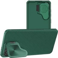 Etui i futerały do telefonów - Nillkin Etui CamShield Prop do Galaxy S24, ciemnozielone - miniaturka - grafika 1