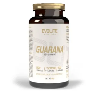 Evolite Guarana 22% Caffeine 455mg  100kaps. Kofeina - Przedtreningówki - miniaturka - grafika 1