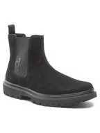 Sztyblety męskie - Calvin Klein Jeans Sztyblety Lug Mid Chelsea Boot YM0YM00271BDS Czarny - miniaturka - grafika 1