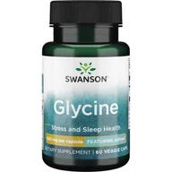 Witaminy i minerały - Swanson AjiPure Glicyna 500mg - (60 kap) - miniaturka - grafika 1