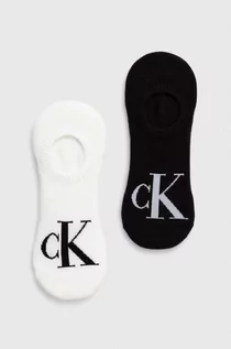Skarpetki męskie - Calvin Klein Jeans skarpetki 2-pack męskie kolor czarny - grafika 1