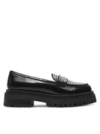 Półbuty damskie - Steve Madden Loafersy Longhaul SM11003448 Czarny - miniaturka - grafika 1