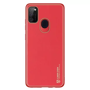 Dux Ducis Yolo eleganckie etui pokrowiec ze skóry ekologicznej Samsung Galaxy M30s czerwony - Etui i futerały do telefonów - miniaturka - grafika 1