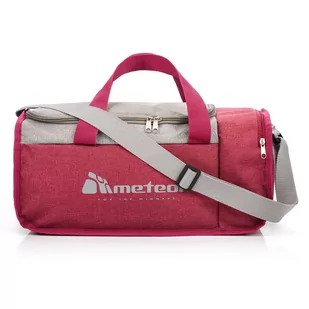 Torba fitness Meteor Nepr 20 l purpurowy/szary - Torby sportowe - miniaturka - grafika 1