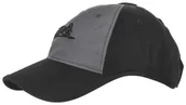 Odzież taktyczna i umundurowanie - Czapka Helikon-Tex Logo Cap PolyCotton Ripstop - Czarna / Shadow Grey - miniaturka - grafika 1