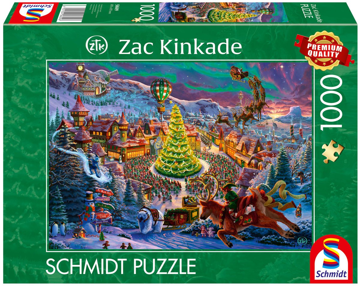 Schmidt, Puzzle PQ ZAC KINKADE Biegun północny, 1000 el.