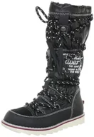 Kozaki damskie - s.Oliver Casual 5-5-46416-29 dziewczęce kozaki, czarny - Czarny Black 1-33 EU - miniaturka - grafika 1