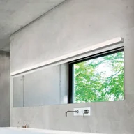 Lampy sufitowe - Ribag Metron lampa sufitowa LED 90cm ciepła biel ściemniana aluminium - miniaturka - grafika 1