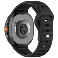 Akcesoria do smartwatchy - PASEK DO SAMSUNG GALAXY WATCH 8 40MM / 44 MM / 46 CLASSIC CZARNY - miniaturka - grafika 1