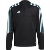 Bluzy damskie - Bluza dla dzieci adidas Tiro 23 Club Training Top czarna IL9561 128cm - miniaturka - grafika 1