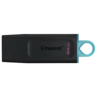 Pendrive - Kingston DataTraveler Exodia pami$102$103 USB 64 GB USB Typu-A 3.2 Gen 1 (3.1 Gen 1) Czarny, No$104nik Pendrive USB - miniaturka - grafika 1