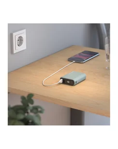 Realpower 10000mAh Niebieski PB-10000PD - Powerbanki - miniaturka - grafika 1