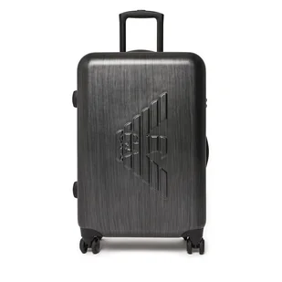 Walizka średnia Emporio Armani EM001930 AF15459 U8097 Szary - Walizki - miniaturka - grafika 1