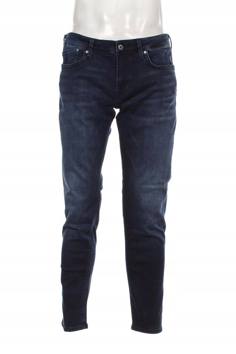 PEPE JEANS SPODNIE JEANSOWE GRANATOWE DŁUGIE MĘSKIE 34/32 34/32 34/