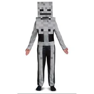 Stroje karnawałowe - Strój karnawałowy DISGUISE Minecraft Skeleton Biały 134-146 cm - miniaturka - grafika 1