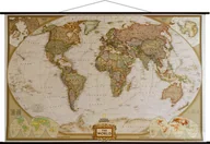 Mały naukowiec - National Geographic, World Executive mapa ścienna 1:18 390 000 - miniaturka - grafika 1
