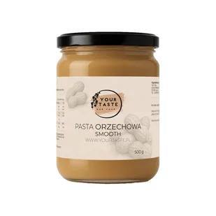 Pasta orzechowa smooth Masło orzechowe 500 g - Słodkie kremy i masła - miniaturka - grafika 1