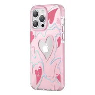 Etui i futerały do telefonów - Kingxbar Heart Star Series etui iPhone 14 Pro Max pokrowiec obudowa na tył plecki pink heart - miniaturka - grafika 1