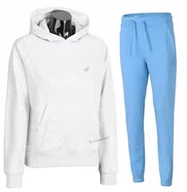 Spodnie sportowe damskie - 4F DAMSKI DRES BAWEĹNA KOMPLET BLUZA SPODNIE / rozm M - miniaturka - grafika 1