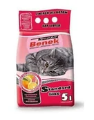 Żwirek dla kotów - Super Benek Cytrusowa Świeżość 5L - żwirek dla kotów o zapachu cytryny 5 l - miniaturka - grafika 1