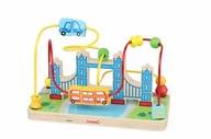 Zabawki interaktywne dla dzieci - Przeplatanka labirynt drewniana Londyn - miniaturka - grafika 1