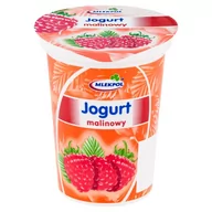 Kefiry, jogurty, maślanki - Mlekpol Jogurt malinowy 400 g - miniaturka - grafika 1