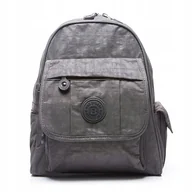 Plecaki - Mały Lekki Plecak Damski na Urlop do Senatorium Szary 10L Bag Street - miniaturka - grafika 1