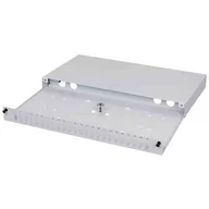 Pozostałe akcesoria sieciowe - Przełącznica światłowodowa 19" 1U 24xSC Duplex, szara - miniaturka - grafika 1