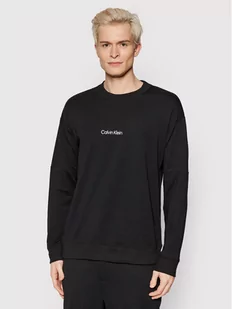 Calvin Klein Underwear Bluza 000NM2172E Czarny Regular Fit - Piżamy męskie - miniaturka - grafika 1