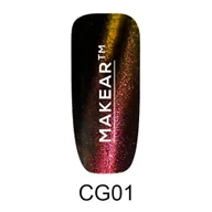Lakiery hybrydowe - Makear, Cat Eye Galaxy, Lakier Hybrydowy, 01, 8 ml - miniaturka - grafika 1