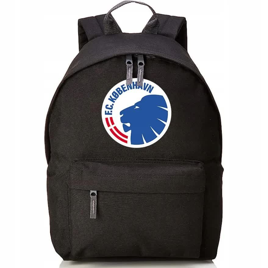 PLECAK DO SZKOŁY CZARNY Na Trening Piłkarski FC KOPENHAGA Piłka Nożna Wzory