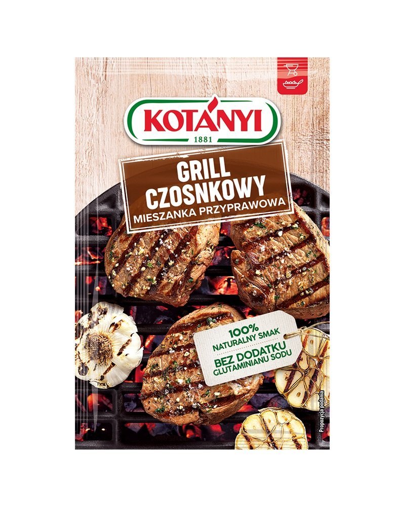 Grill czosnkowy mieszanka przyprawowa 25g